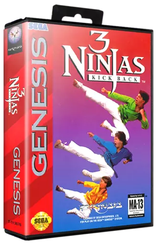 rom 3 Ninjas Kick Back